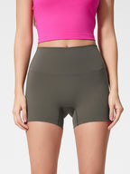 Millennia High Waist Active Shorts - Stretch & Comfort