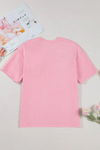 Comfortable Bow Round Neck Short Sleeve T-Shirt