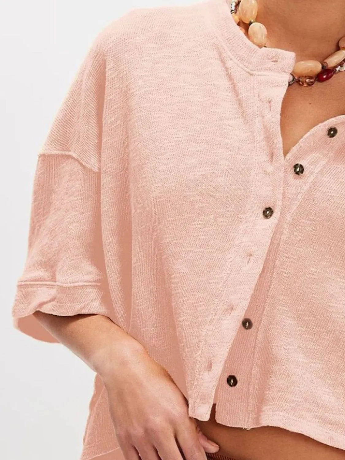 EasyEase Oversized Button-Down Shirt