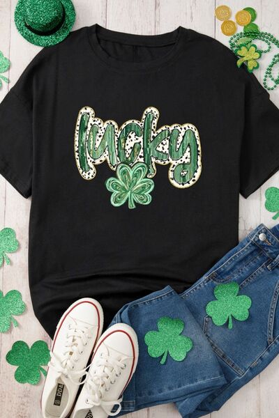 Lucky Clover St. Patrick's Day Graphic T-Shirt
