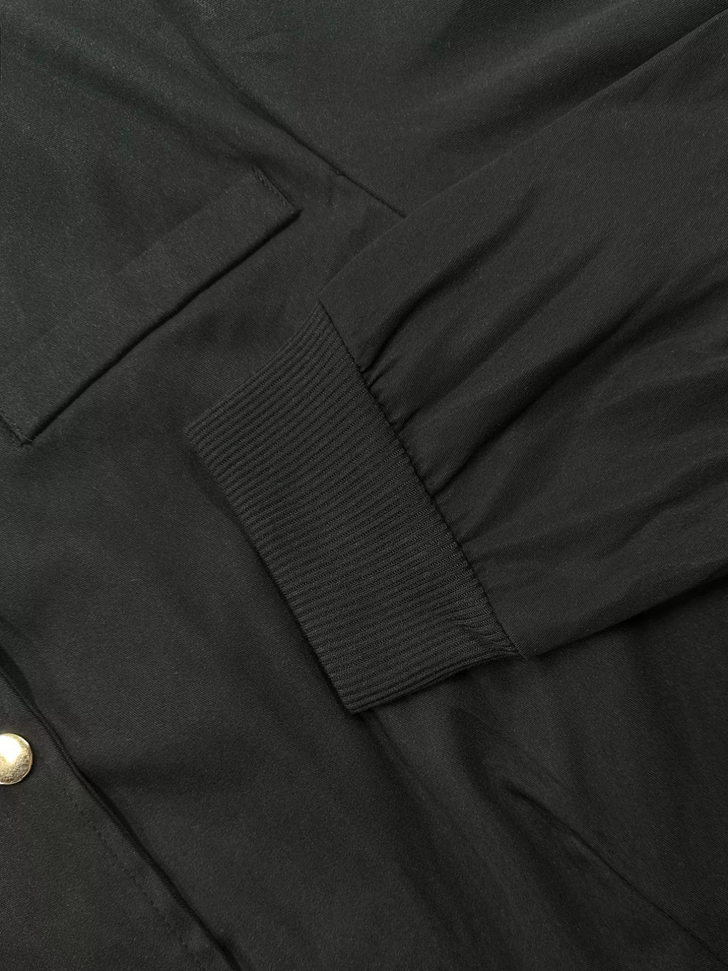 Snap-Down Cropped Bomber Jacket