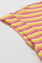 Striped Two-Piece Outfit - Stylish & Comfortable Matching Set