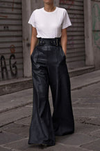 High Waist Wide Flare Pants - Chic & Flattering Fit