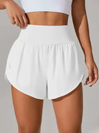 Pocketed Stretch High-Waist Shorts