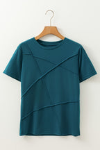 Classic Round Neck Short Sleeve T-Shirt - Everyday Comfort