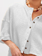 EasyEase Oversized Button-Down Shirt