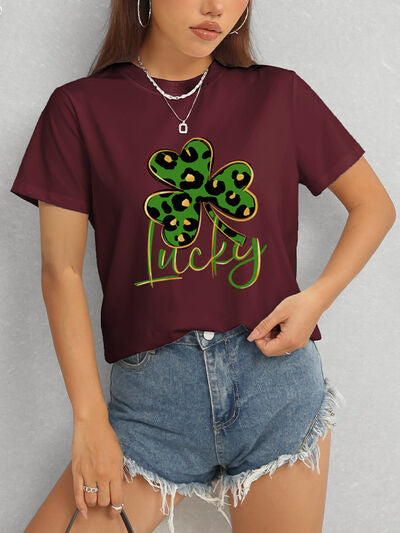 Lucky Clover Comfort Fit Short Sleeve T-Shirt