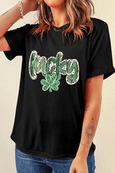 Lucky Clover St. Patrick's Day Graphic T-Shirt