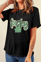 Lucky Clover St. Patrick's Day Graphic T-Shirt