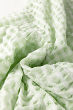 Textured Short Sleeve Tiered Mini Dress - Chic & Flowy