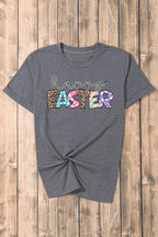 HAPPY EASTER Graphic T-Shirt - Festive Short Sleeve Tee
