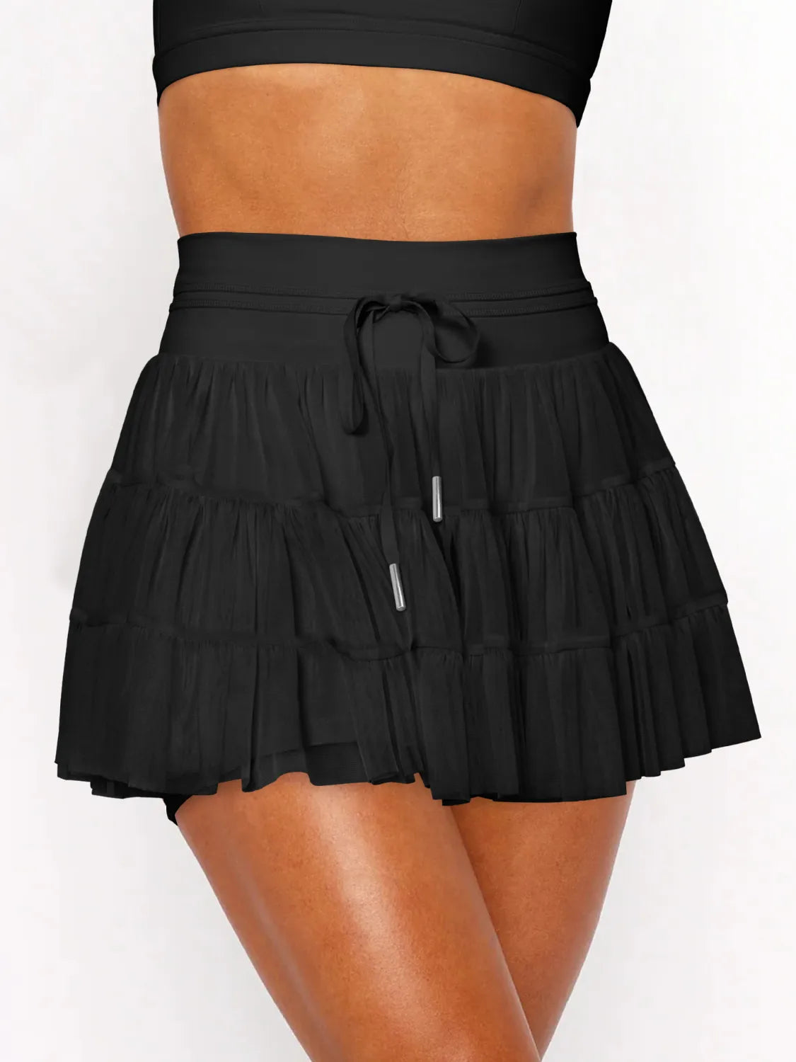 High Waist Pocketed Athletic Skort