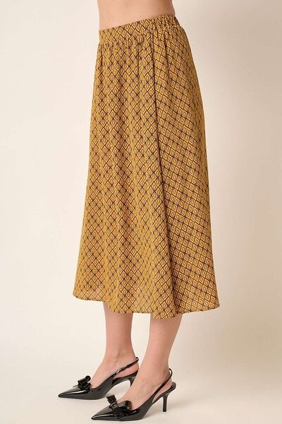 Mittoshop Printed Midi Skirt