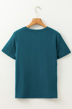Classic Round Neck Short Sleeve T-Shirt - Everyday Comfort