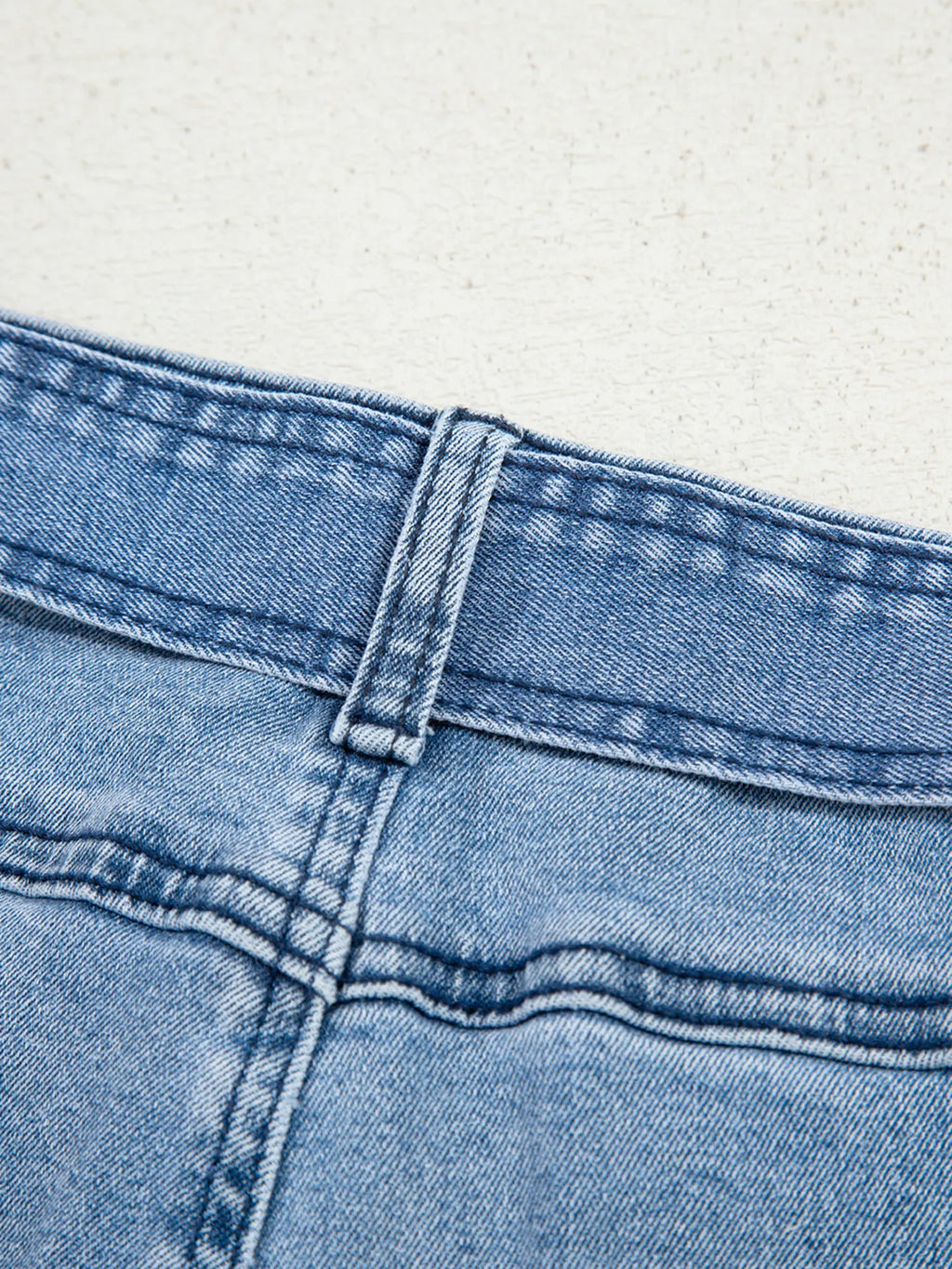 High-Waisted Wide Leg Jeans with Matching Belt