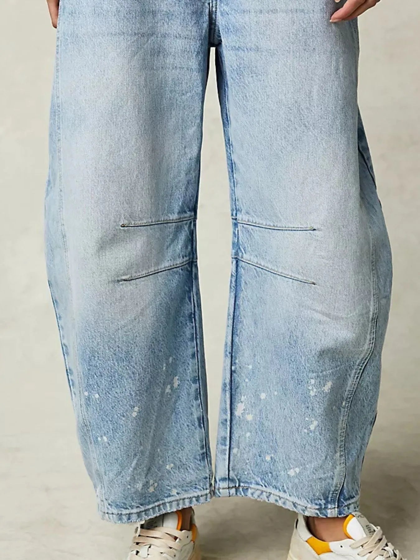 Wide Leg Relaxed Fit Jeans â€“ High Comfort Cotton Blend Denim