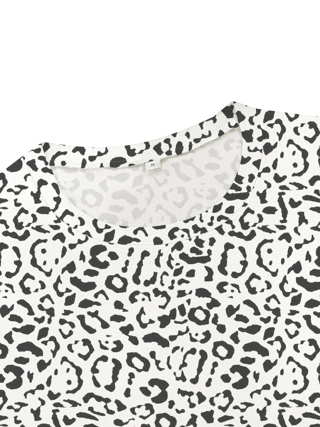 Cropped Long Sleeve Basic T-Shirt