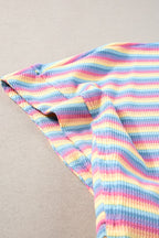 Striped Two-Piece Outfit - Stylish & Comfortable Matching Set