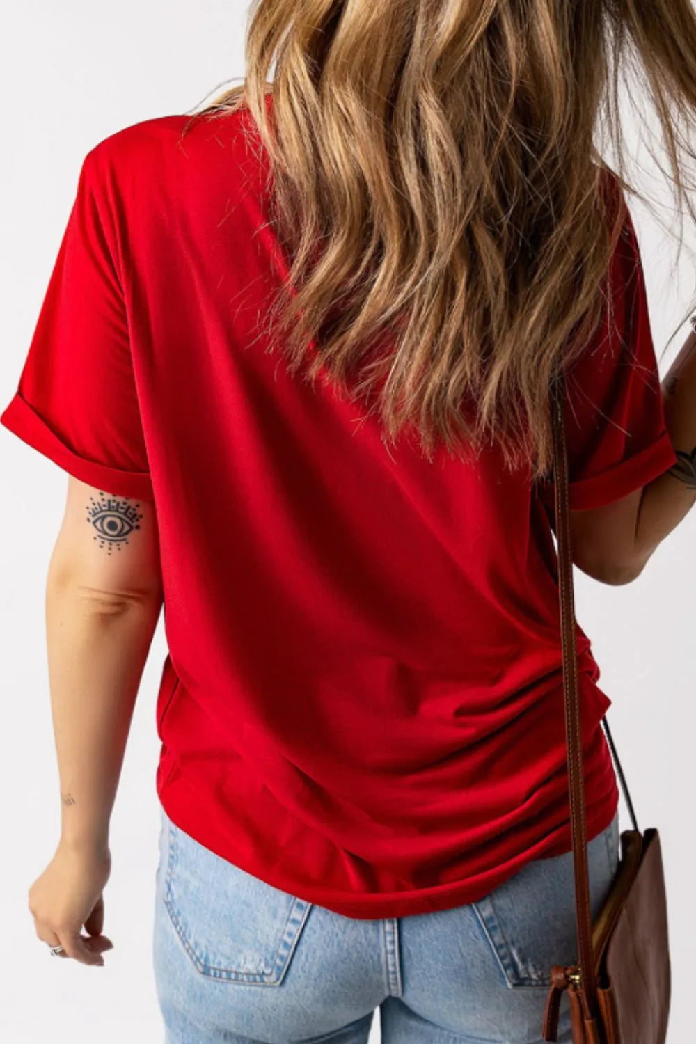 Classic USA Flag Crewneck T-Shirt - Patriotic & Timeless