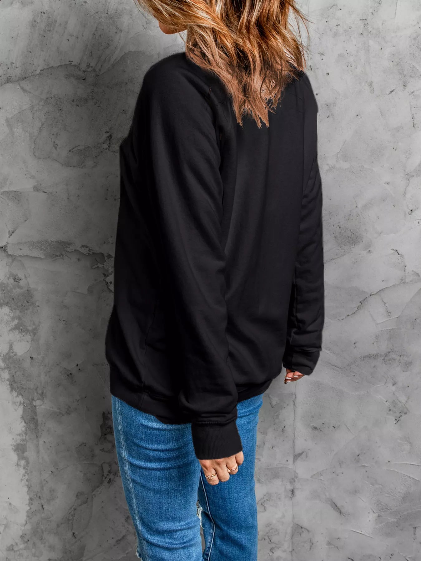 Feeling Spooky Halloween Embroidered Sweatshirt – Festive & Stylish Fall Pullover