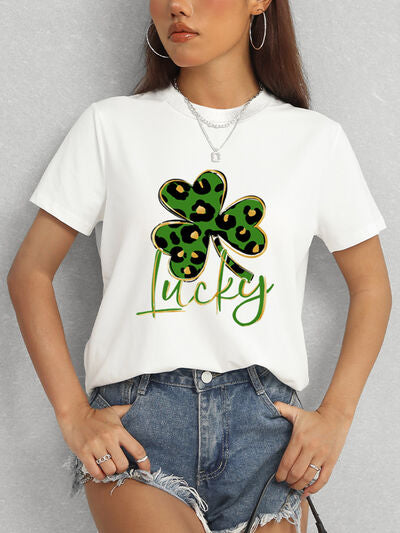 Lucky Clover Comfort Fit Short Sleeve T-Shirt