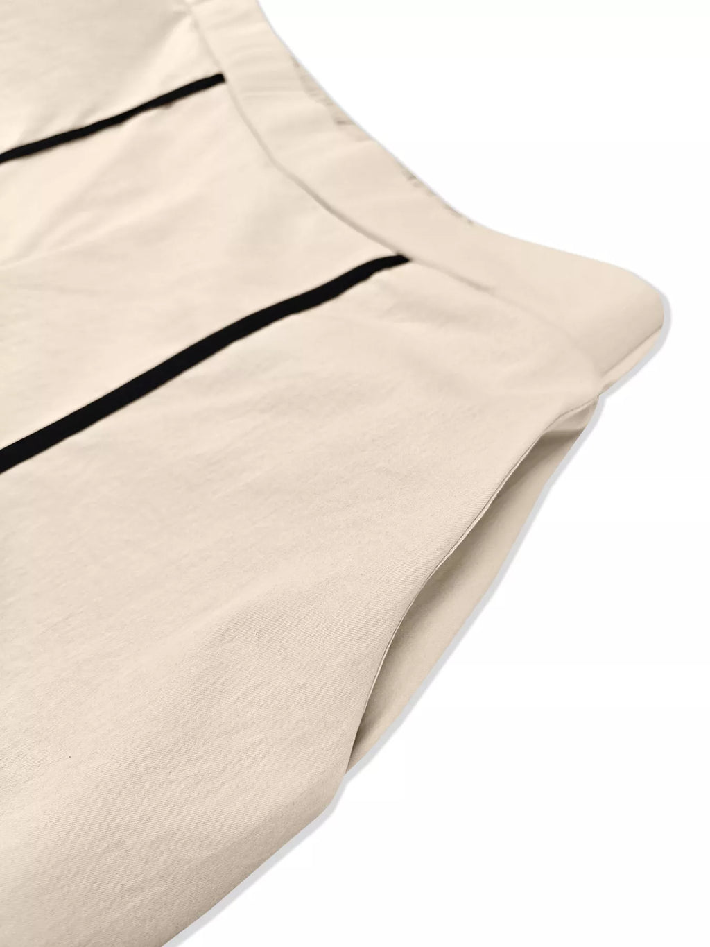 Contrast-Trim Top & Wide-Leg Pants Co-Ord Set