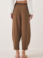 Cropped Joggers with Pockets - Full Size Fit