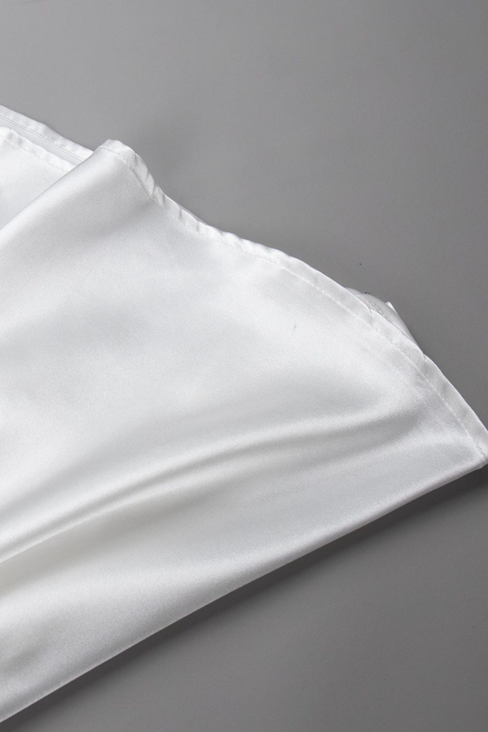 Back Elastic Waist Satin Minx Skirt - Elegant & Flowy