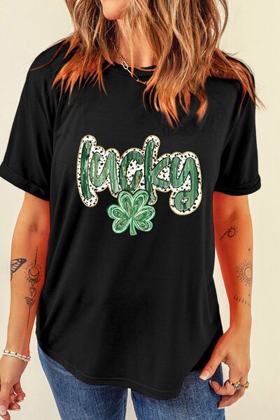 Lucky Clover St. Patrick's Day Graphic T-Shirt