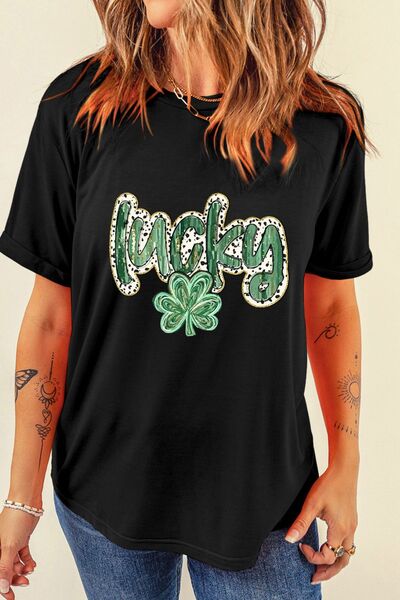 Lucky Clover St. Patrick’s Day Graphic T-Shirt