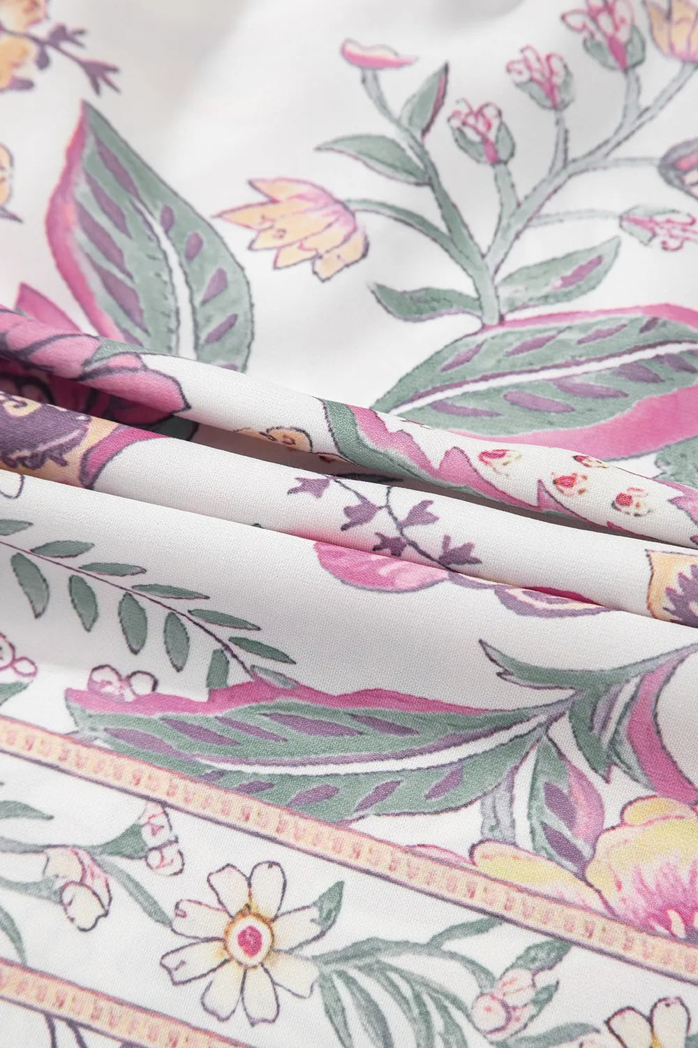 Floral Tie Neck Mini Dress - Sleeveless & Breezy