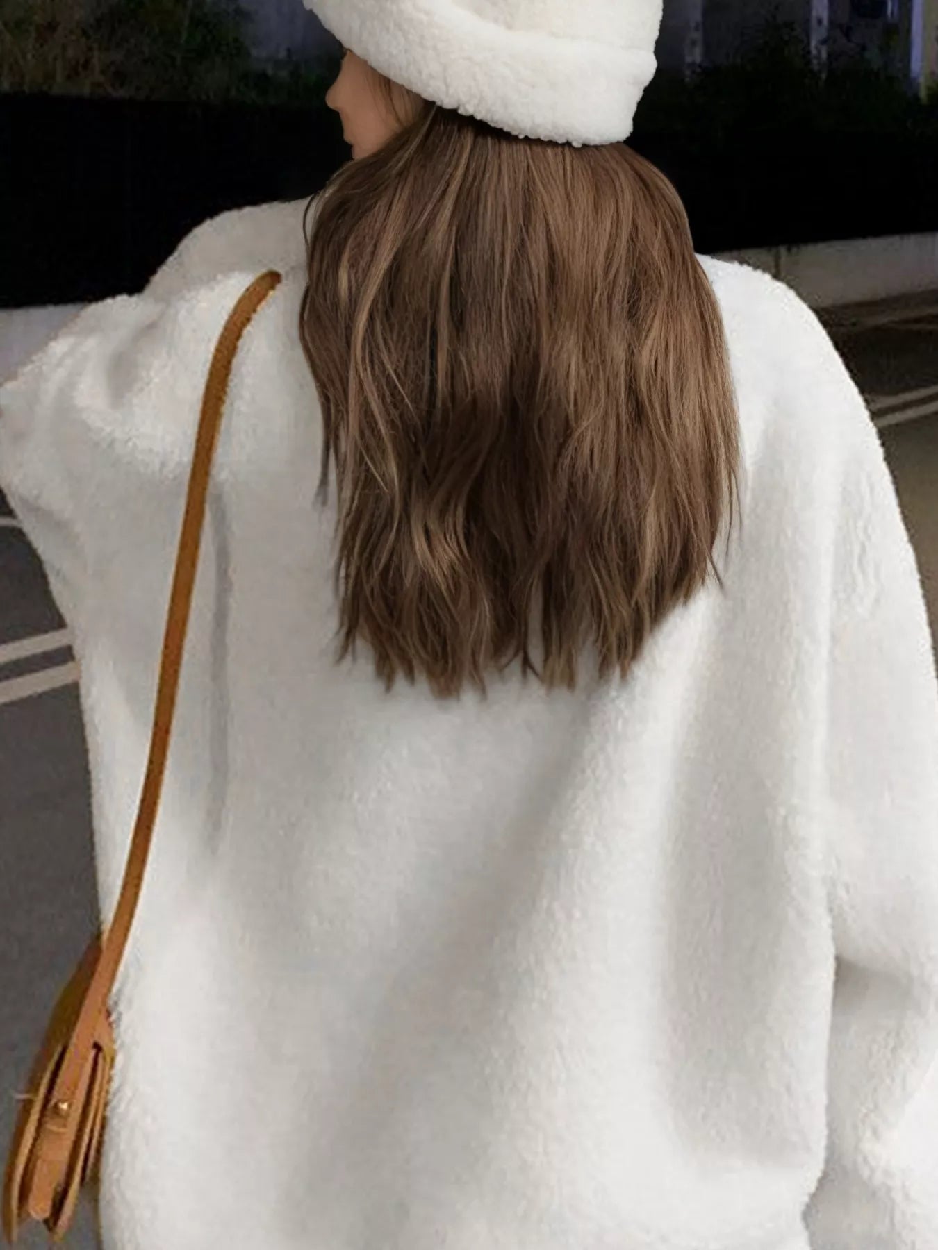 Cozy Sherpa Fleece Zip-Up Outerwear Jacket