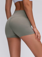 Millennia High Waist Active Shorts - Stretch & Comfort