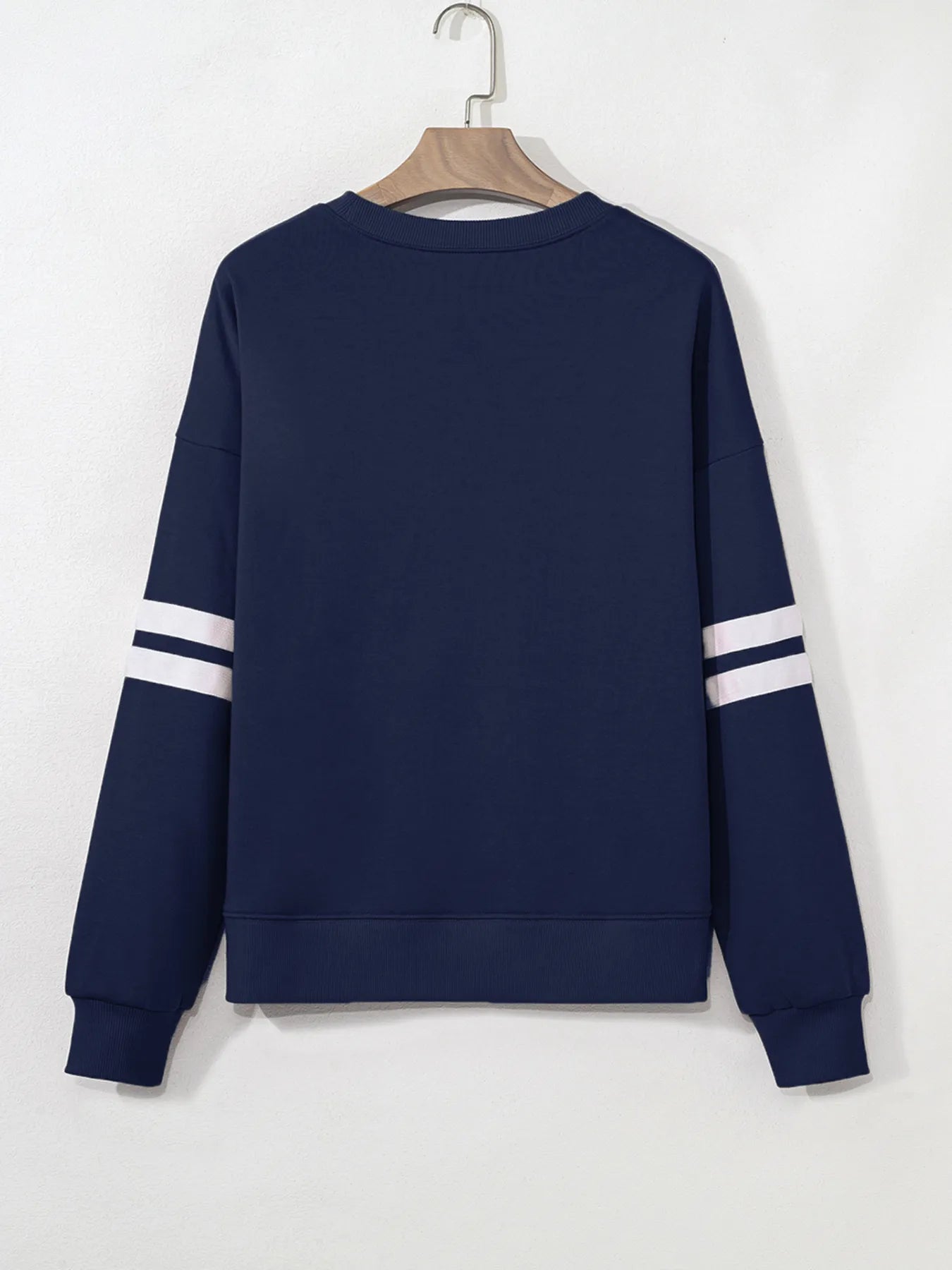 Number 23 Graphic Sweatshirt with Sporty Side Stripes