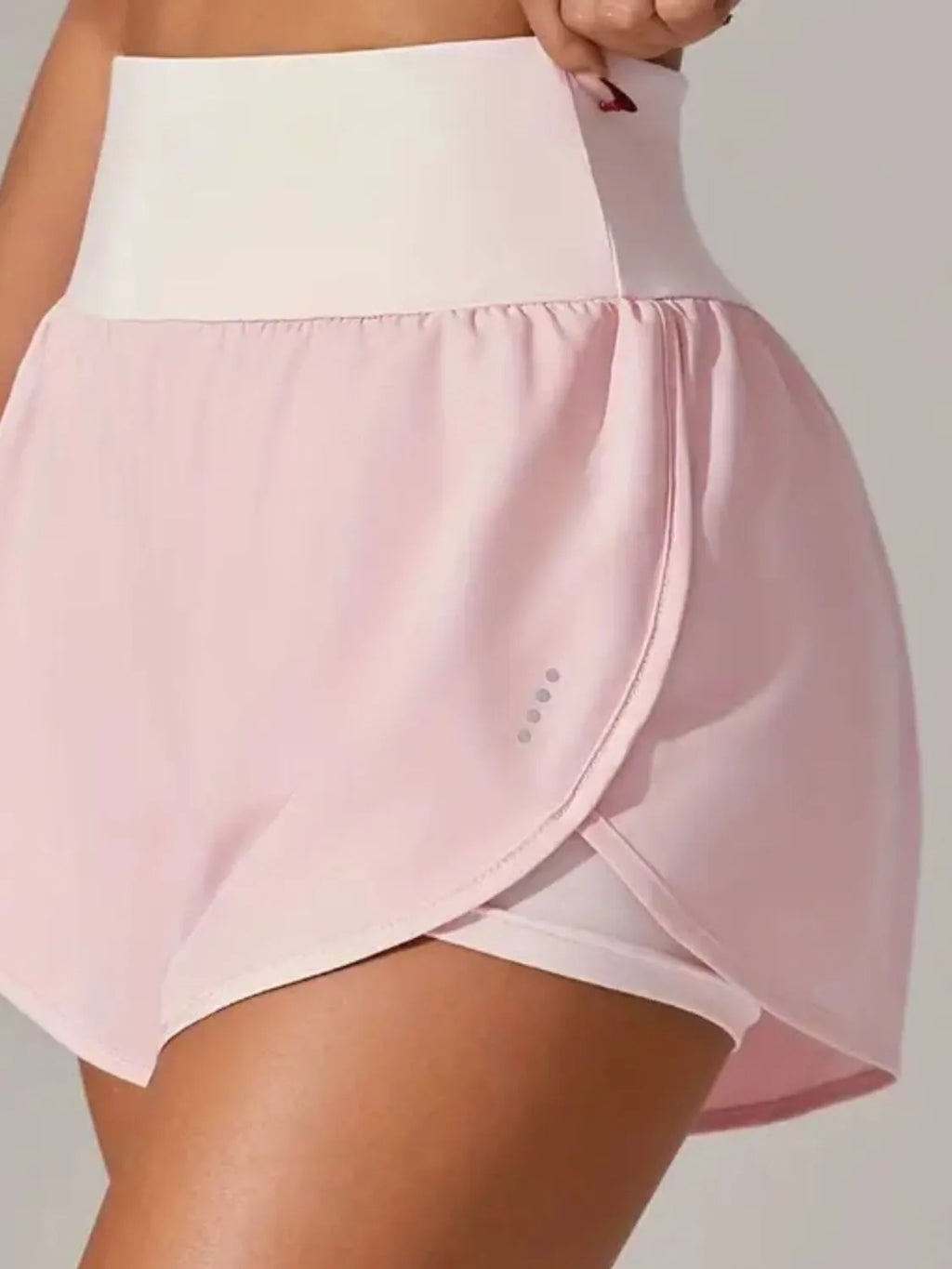 Pocketed Stretch High-Waist Shorts