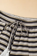 Striped Two-Piece Outfit - Stylish & Comfortable Matching Set