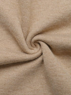 Color Block Crew Neck Sweater with Ribbed Trim