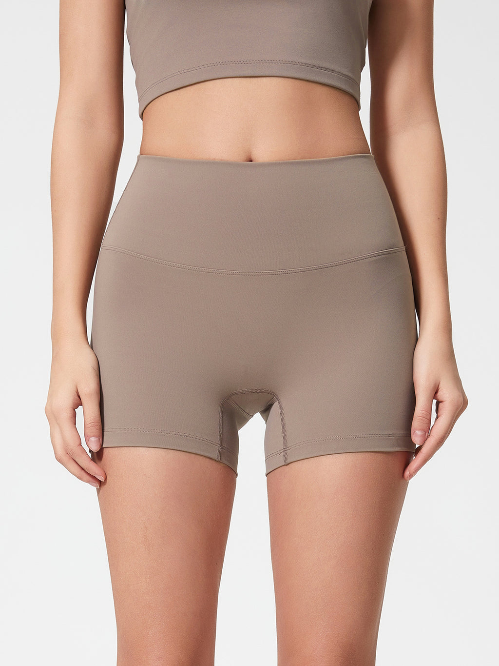 Millennia High Waist Active Shorts - Stretch & Comfort
