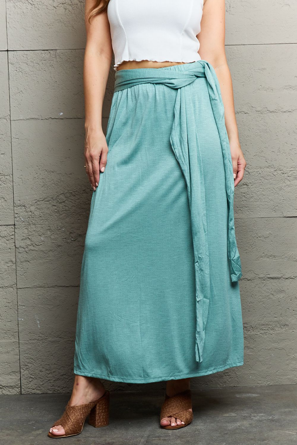 Ninexis Know Your Worth Criss-Cross Halter Maxi Dress